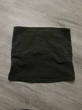 Old Navy Dark Green Cotton Tube Top - Strapless Crop